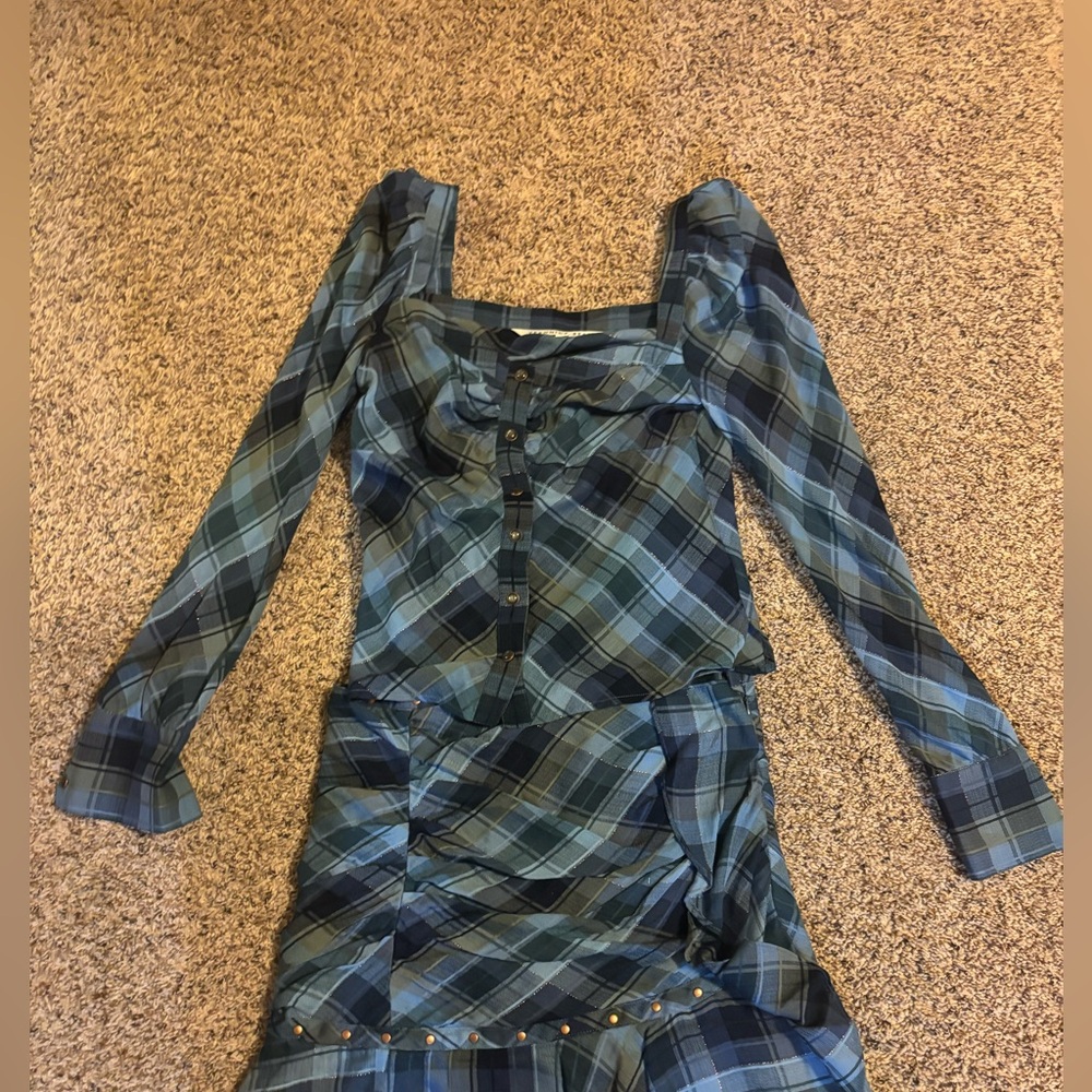 Veronica Beard Top Sz 4 Plaid